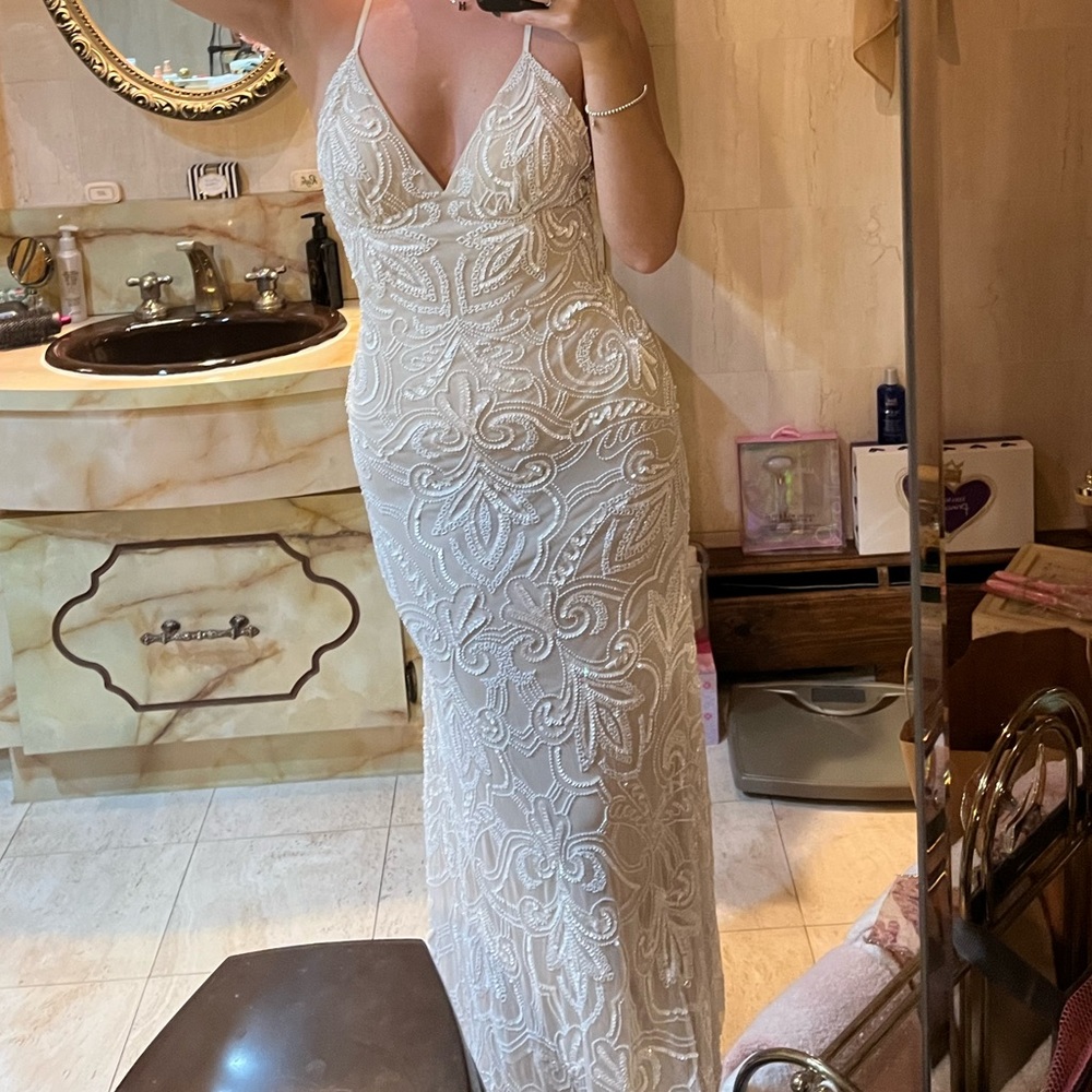 White gown